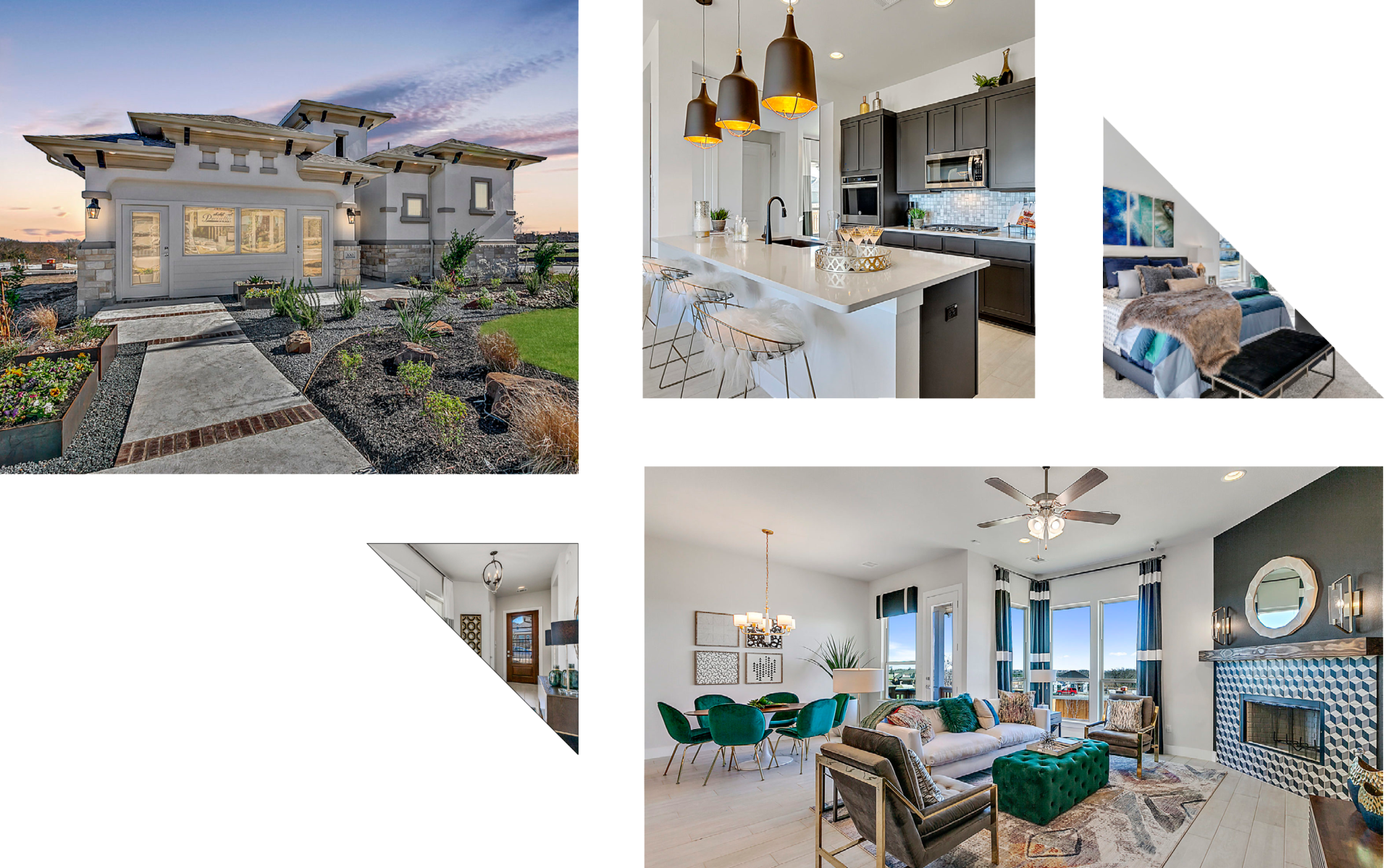 Picture Collage of Star Ranch Showhome