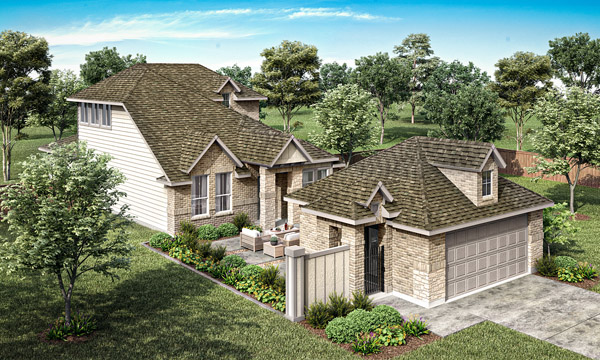 Majestic Elevation C Masonry. Majestic floor plan by Pacesetter Homes showing first‑ and second‑floor layouts with a first‑floor primary bedroom suite, open kitchen with island and breakfast area, private study, foyer and porch entry, and a second floor with an upstairs game room and additional bedrooms and bathrooms; option callouts include an optional box‑out window, optional deluxe primary bath layout, optional fireplace, and an optional deluxe kitchen configuration.