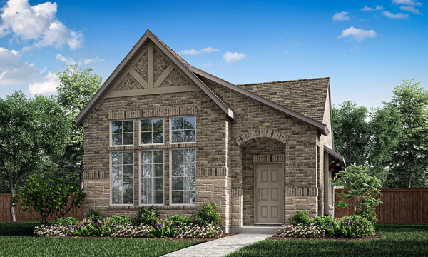 Mulberry Elevation C. Mulberry one‑story floor plan with 3 bedrooms, 2 bathrooms, open family room, kitchen with breakfast area, private primary suite with walk‑in closet, and 2‑car garage