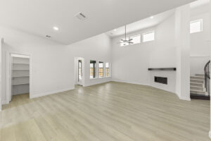 Example of flooring that is available to potential buyers at the design center.