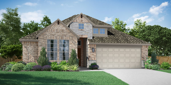 Coppell B Standard. One‑story Coppell floor plan by Pacesetter Homes showing three bedrooms, two bathrooms, open family room, kitchen and dining area, private study, covered patio, primary suite with walk‑in closet, and optional deluxe kitchen, extended covered patio, upgraded primary bath, fireplace, and garage configurations.