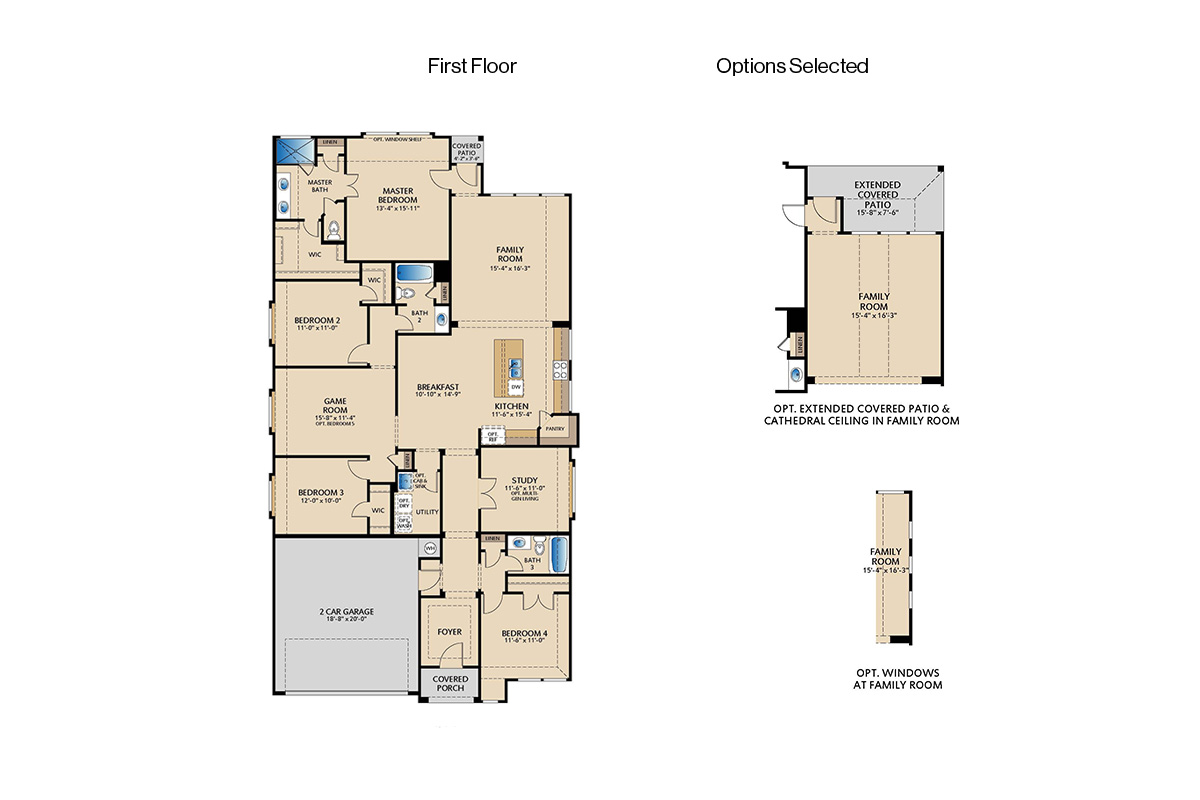 Addison II floor plan drawing
