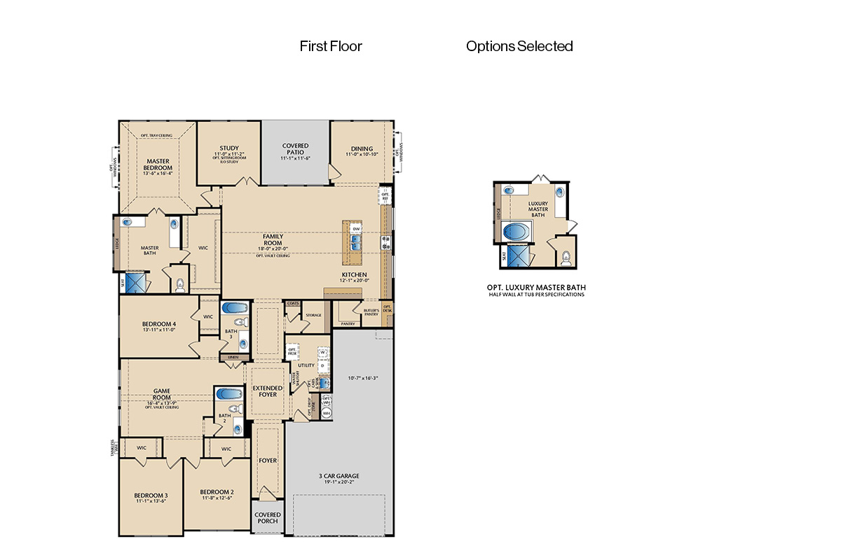 Brighton floor plan drawing